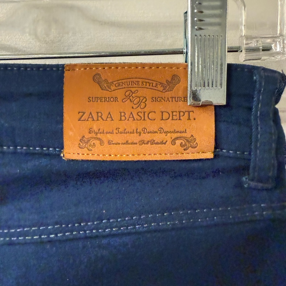 Zara Women's Slim Skinny Jeans in Deep Navy - Picture 3 of 4